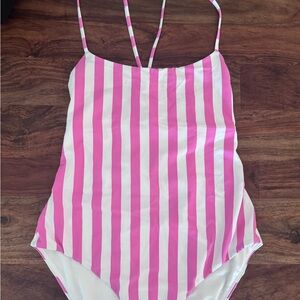 Victoria's Secret Pink and White Swimsuit